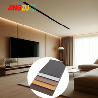 Panneau en charbon de bambou moderne pour la décoration intérieure, film PVC texturé bois, panneau WPC, panneau en bambou pour la décoration murale de bureau et de maison