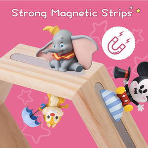 Étagère hexagonale Tonie pour Toniebox Starter Tonie Étagère murale Lot de 3, étagères flottantes magnétiques en bois pour rangement Tonie - Product Image 4