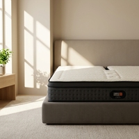 Matelas épais en mousse anti-pression de qualité professionnelle super confort ignifuge pour matelas de chambre d'hôtel