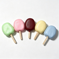 Jouet Squishy Anti-Stress en Forme de Sucette Glacée Faite Main, Peau Croustillante, pour Enfants et Adultes, Idéal pour le Bureau et les Moments de Détente Quotidiens