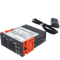 Contrôleur numérique de température et d'humidité AC 110-220V STC-3028, sonde de thermostat, hygromètre thermomètre en plastique pour