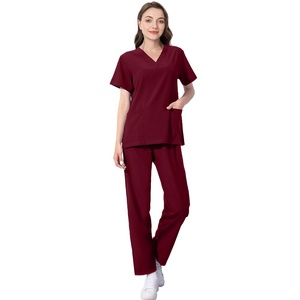 42021 Logotipo listo <span class=keywords><strong>Ropa</strong></span> DE TRABAJO transpirable personalizada Royal Medical Scrub <span class=keywords><strong>Ropa</strong></span> de maternidad para el trabajo - Product Image 1