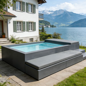 Piscina Elevada con Sofá y Bomba de Calor – Sistema Completo con Filtro, Calentador y Funciones de Agua para Resorts y Hoteles - Product Image 6