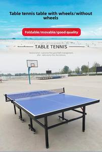 <span class=keywords><strong>Table</strong></span> de <span class=keywords><strong>ping</strong></span>-<span class=keywords><strong>pong</strong></span> intérieure personnalisée, imperméable, avec roulettes, pliable et portable pour une utilisation en compétition standard - Product Image 6