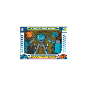 หุ่นยนต์ดีเฟนเดอร์ 2 ใน 1 รถของเล่นหุ่นยนต์แปลงร่าง 18x26x5 ซม. สำหรับเด็กอายุ 3 ปีขึ้นไป - Product Image 2