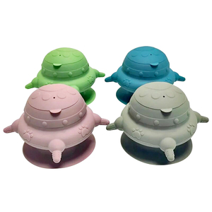 New Arrival Silicone <b>Puppy</b> Suction Nursing Feeder with 4 Nipples, 240ML Pet Feeding Station for Kittens, <b>Puppies</b> and Rabbits - Product Image 4