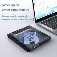 Manufacturer's 5 1 Type-c Built-In Multi-function Optical Drive OEM Laptop DVD RW Burning USB3.0 Mobile 2MB Cache GS51