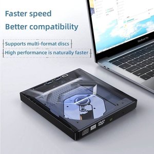 Lecteur optique externe multifonction 5 en 1 Type-C du fabricant, lecteur DVD RW pour ordinateur portable OEM, lecteur optique mobile USB3.0 - Product Image 3