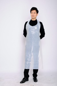 Tablier PE jetable transparent pour l'emballage alimentaire et les services de nettoyage - Product Image 4