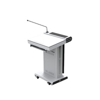 FK535K support de pupitre en aluminium, équipement éducatif table de professeur d'école podium d'affichage PC AIO 21.5 pouces