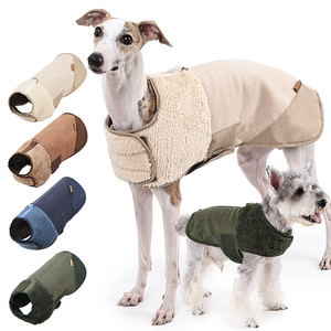 Ropa Clásica de Invierno para Mascotas con Dibujos Animados, Chaquetas de Algodón para Perros con Forro Polar Grueso, Doble Capa con Detalles en Sherpa, Cálidas - Product Image 1