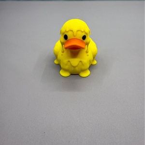 Nouveauté : Canard Jaune Musclé Amusant sur Pied, Décoration de Maison, Ornement de Bureau pour Amis, Fait Main - Product Image 4