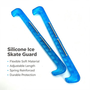 Protège-lames de patins à glace télescopiques en caoutchouc de silicone personnalisés ODM, ajustables, pour le patinage de vitesse professionnel - Product Image 2