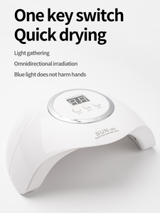 Lámpara Secadora de <span class=keywords><strong>Uñas</strong></span> de 48W, Luz <span class=keywords><strong>Ultravioleta</strong></span> de Diodo, Máquina de Plástico con 4 Temporizadores <span class=keywords><strong>para</strong></span> Pulir Gel en Salones o en Casa - Product Image 3