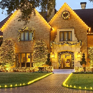 Guirlande lumineuse solaire LED 10m 20m Décoration de jardin extérieur Lumière féérique Fête Noël Mariage Vacances IP65 - Product Image 4