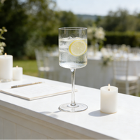 Verre à champagne cylindrique carré de luxe en cristal, verre à whisky haut de gamme transparent pour mariage, OEM ODM