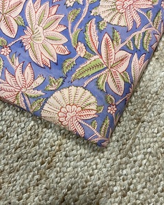 Última Colección de Telas de Algodón 100% Estampadas a Mano al por Mayor, Tela Suave Natural Estampada a Mano por Metro, Tela para Vestidos de Mujer - Product Image 4