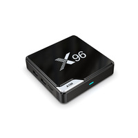 X96 A100 Amlogic S905A Android 14 Set Top TV Box 4/32Gb 2.4G&5G Wifi 4K Android TV Box Dengan Aplikasi Great Cast