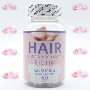biotina gummies Suppliers-Gomas de biotin do cabelo com vitaminas