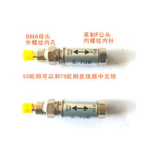 Nouveau convertisseur d'impédance 50-75 Ohm, convertisseur d'impédance BNC RF, personnalisable - Product Image 2