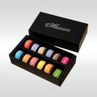 Boîte à macarons coulissante personnalisée jetable en gros pour boulangerie