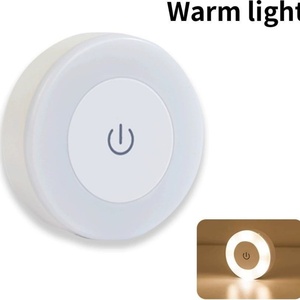 Warm White Touch <b>Sensor</b> <b>LED</b> Night <b>Light</b> Mini USB Rechargeable Dimmable Wall Lamp for Bedroom Kitchen Cabinet - Product Image 5