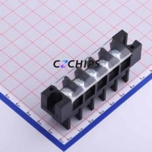 KF27S-11.0-5P Barrier Terminal Block P=11mm Connector ( Barrier Type: With Cover Plate )( Pitch: 11mm )( Construction: 1x5P ) - Product Image 1