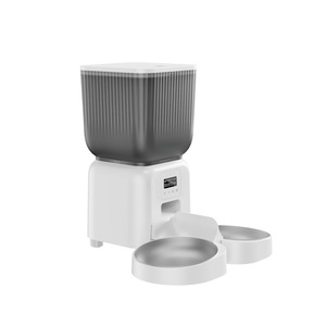 Distributeur de nourriture intelligent pour animaux de compagnie, bol en acier inoxydable de 4,5 L, distributeur temporisé pour chiens et chats, détachable, alimenté par batterie - Product Image 4