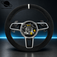Volant en fibre de carbone pour Porsche 911 981 991 992 718 Macan Panamera Cayenne Taycan Boxster Cayman GT 917 911