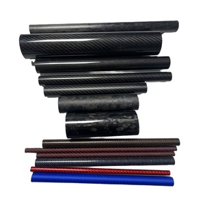 ท่อคาร์บอนไฟเบอร์ SY 3K ผิวด้าน/เงา 100% คาร์บอนไฟเบอร์ ท่อคาร์บอนไฟเบอร์ 3K ปรับแต่งขนาดท่อคาร์บอนไฟเบอร์ได้ - Product Image 2