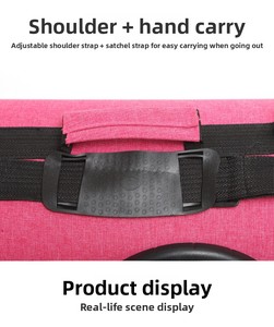 Sac à dos de voyage pour animaux de compagnie Oxford personnalisé OEM, pliable, respirant, sac de transport pour animaux de compagnie pour chiens et chats - Product Image 5