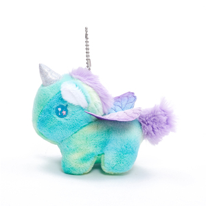 Cute Winged Unicorn Plush Keychain Glitter Horn <b>Angel</b> Stuffed Doll Bag <b>Charm</b> Kids Gift - Product Image 2