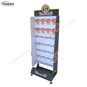 Point Of Sales Retail Grocery Store Shop Display For Hook Hanging Candy Merchandis Shop Organiser Display Stand