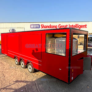 รถขายอาหารเคลื่อนที่แบบมีโครงสร้างเฉพาะตัว รถขายอาหารเคลื่อนที่แบบคีออสก์ รถพ่วงขายอาหารแบบครัวครบชุดจากสหรัฐอเมริกา บริการขายขนมขบเคี้ยว ฮอทดอก และมันฝรั่งทอด - Product Image 5