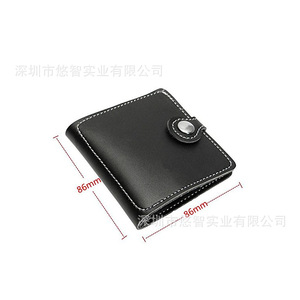 Estuche para púas de guitarra de cuero PU personalizado, funda para púas de ukelele, clip pequeño para púas de guitarra - Product Image 5
