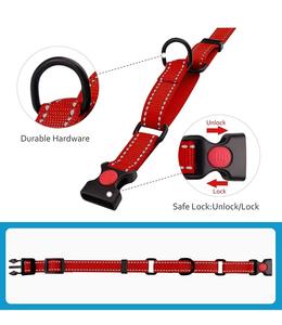 Collar de martingala de perro de entrenamiento reflectante con logotipo personalizado OEM - Product Image 3