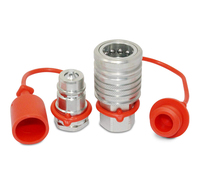Ensemble de raccords rapides hydrauliques agricoles haute pression 1/2 pouce, type push-pull, pour tracteur, multiplicateur et raccord de tuyau