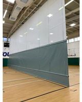 Rideaux de séparation automatiques modernes en PVC pour terrains de basketball, badminton et tennis en intérieur