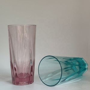 Gobelet en plastique écologique 420 ml (12 oz) coloré HY unisexe pour eau, jus, lait, idéal pour le camping, la maison, les fêtes et les restaurants – Vente directe usine - Product Image 4