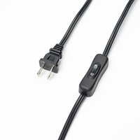 Câble d'alimentation à prise américaine avec interrupteur marche/arrêt 303 304 pour lampe de bureau et lampe sur pied - Vente flash