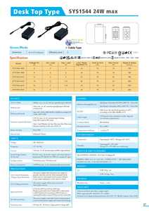 Adaptateur d'alimentation de bureau haute fiabilité 18V 1.33A Adaptateur d'alimentation de commutation de bureau 24W - Product Image 2
