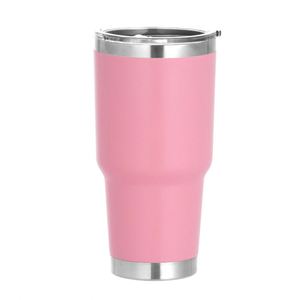 Custom Eco-Friendly 30Oz Powder Coated Double Walled Vacuum Insulated Stainless Steel Beer <b>Coffee</b> Travel Tumbler With Lid - Product Image 2