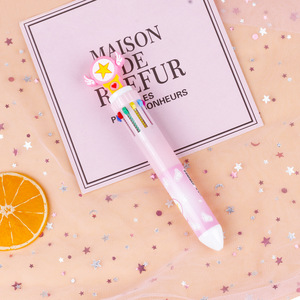 New 10-Color Ballpoint <strong>Pen</strong> for Girls Creative Cartoon Silicone with Heart Design Cute Push Multi-Colored Student <strong>Pen</strong> - Product Image 3
