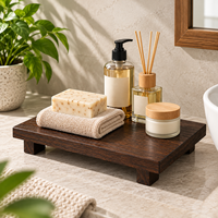 Support de Savon en Bois pour Cuisine et Salle de Bain – Plateau sur Pied pour Évier – Décoration Maison et Cuisine – Vente Chaude Usine