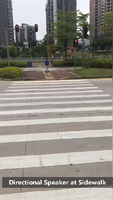 Haut-parleur mural directionnel étanche pour utilisation en extérieur