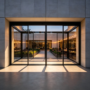Deioux New Design Thermal Break Aluminum Sliding Glass Door with Waterproof and Soundproof Design for Large Opening Spaces - Product Image 1