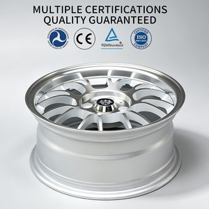 Cerchi in Lega FLowtone BB <span class=keywords><strong>Sport</strong></span> 15x7 ET35 4x100 Argento con Bordo Lavorato CB73.1 per Auto da Corsa e Passeggeri - Product Image 4
