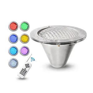 Niche Ip68 Underwater Led Pool Lights Replacement E27 Par56 Led Rgb Submersible Swimming Pool Lights 120V