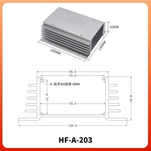 Anodized Aluminum Extrusion <b>Enclosure</b> Instrument Case Customization Wall Mount Metal Split Body Electric Amplifier Housing - Product Image 3