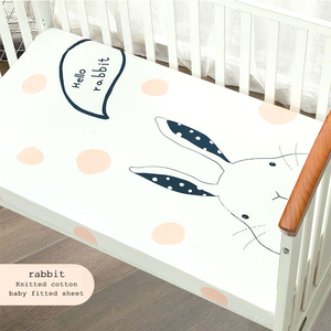 Drap-housse imprimé motif animal d'hiver personnalisé couette pour bébé tricoté tissé mousseline de coton matériau de tissu optimal - Product Image 3